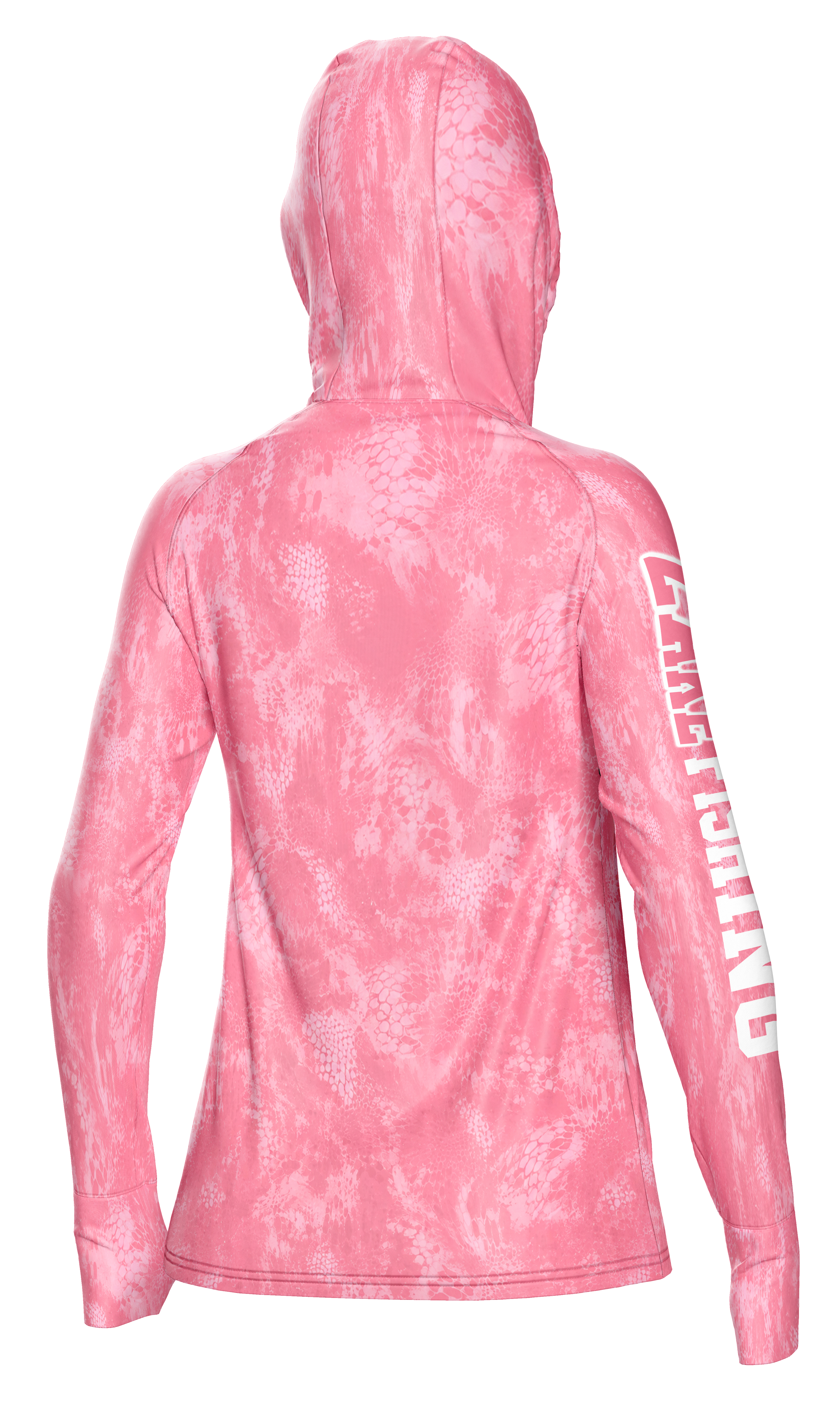 Camisa de Pesca Feminina Zake Fishing – Rosa — Frontal