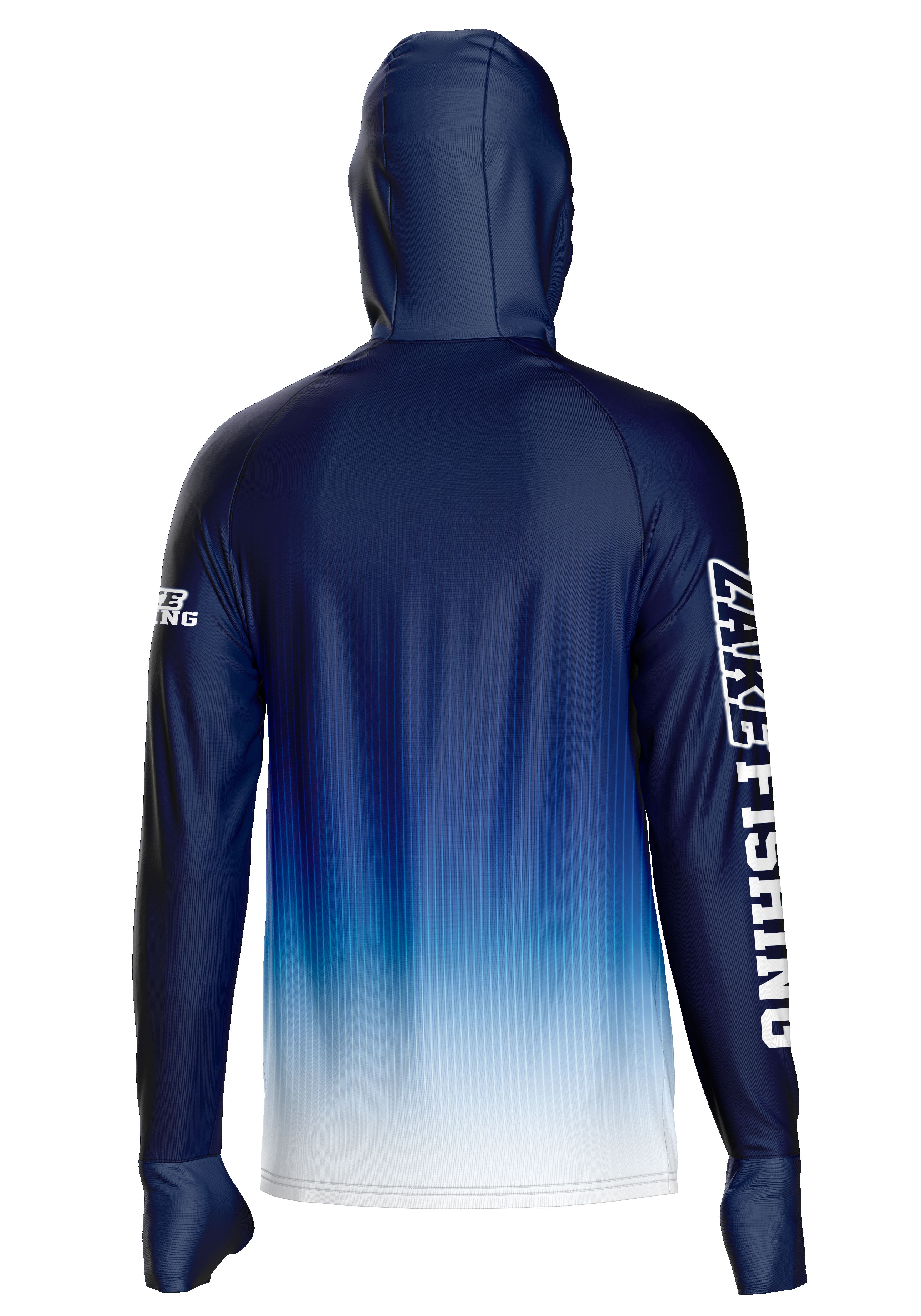 Camisa de Pesca UCA Zake Fishing com Bandana Facial Integrada — Frontal