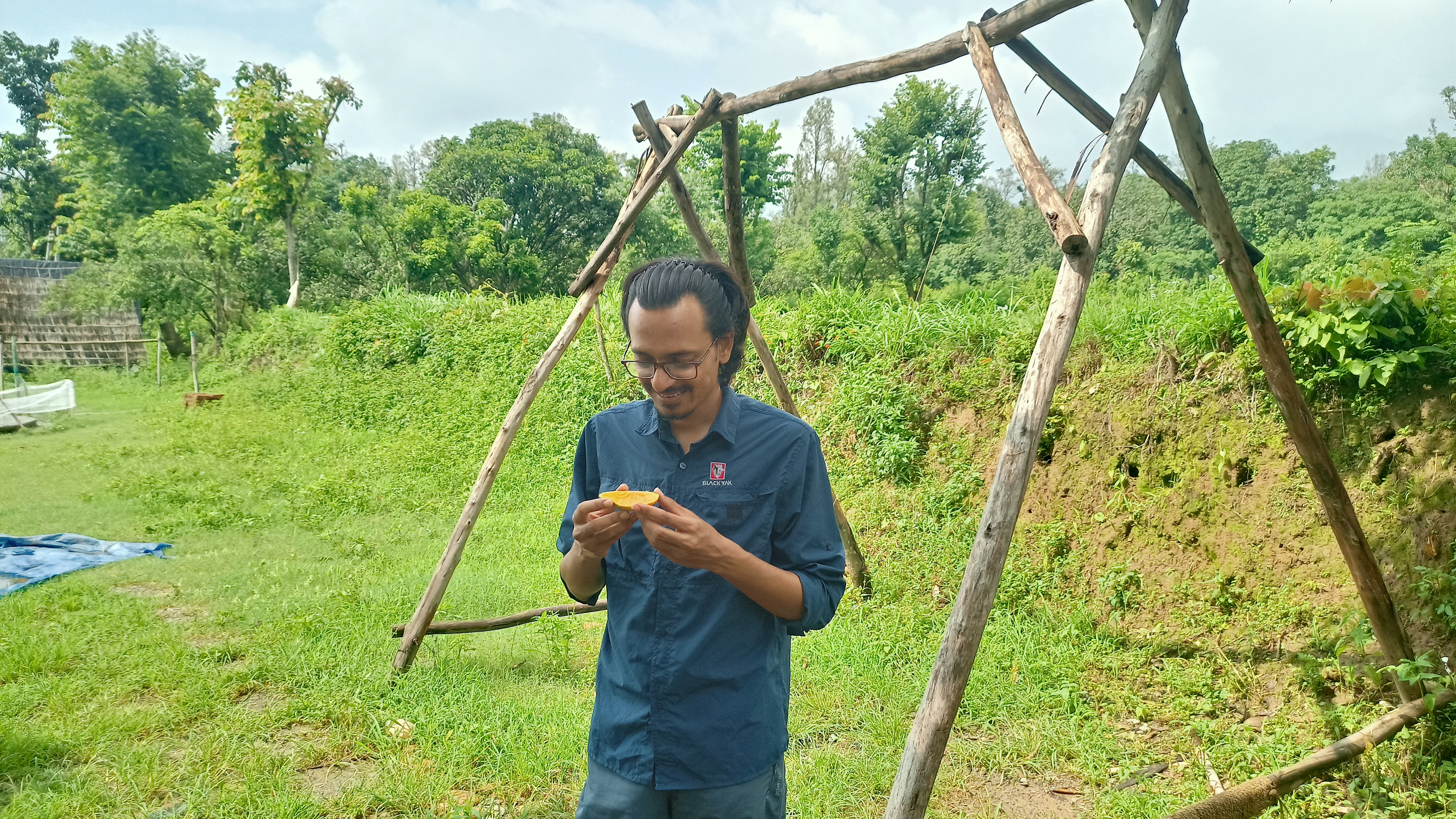 Morning view from the campsite