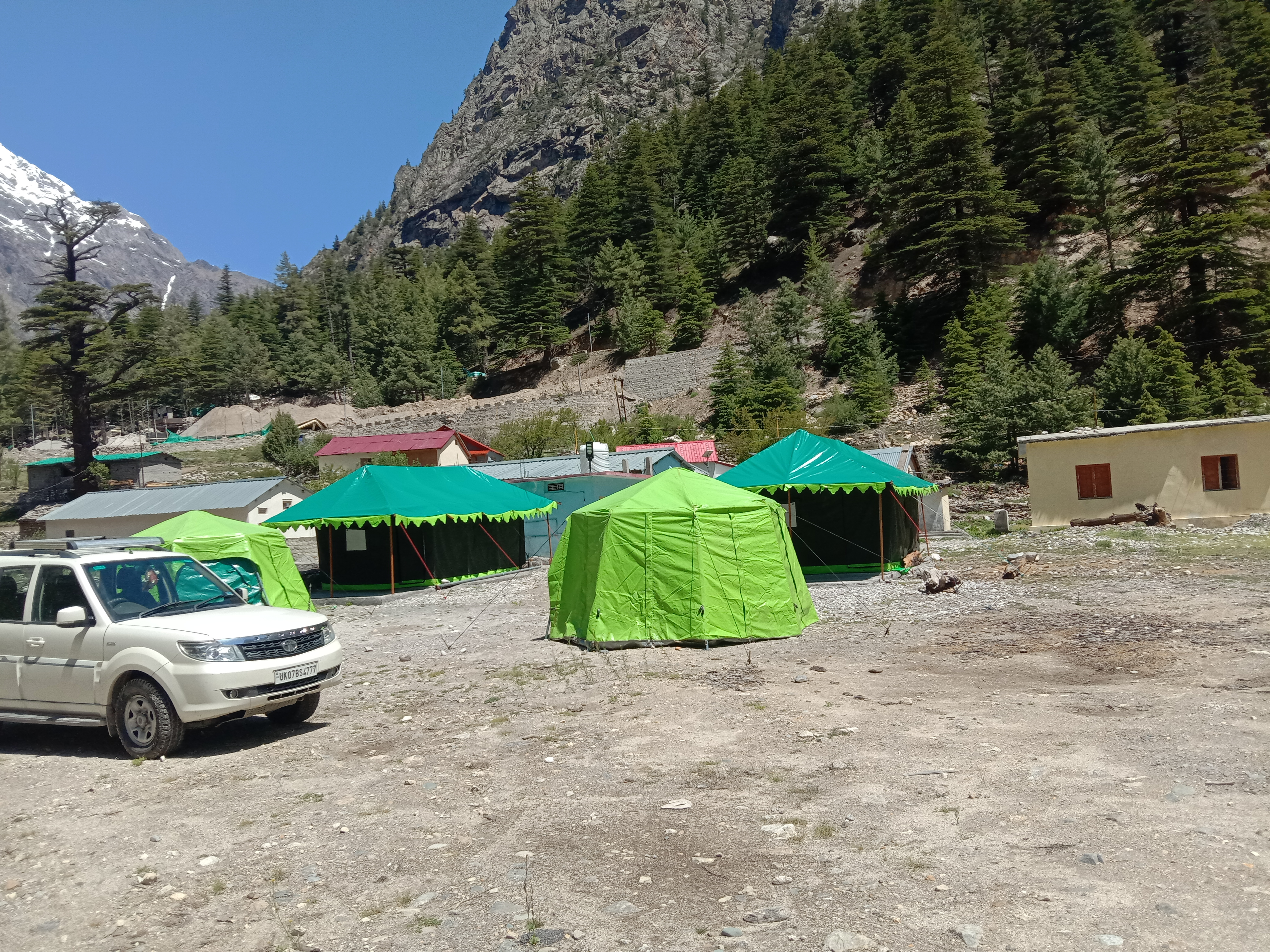 Mountain trekking path near the homestay