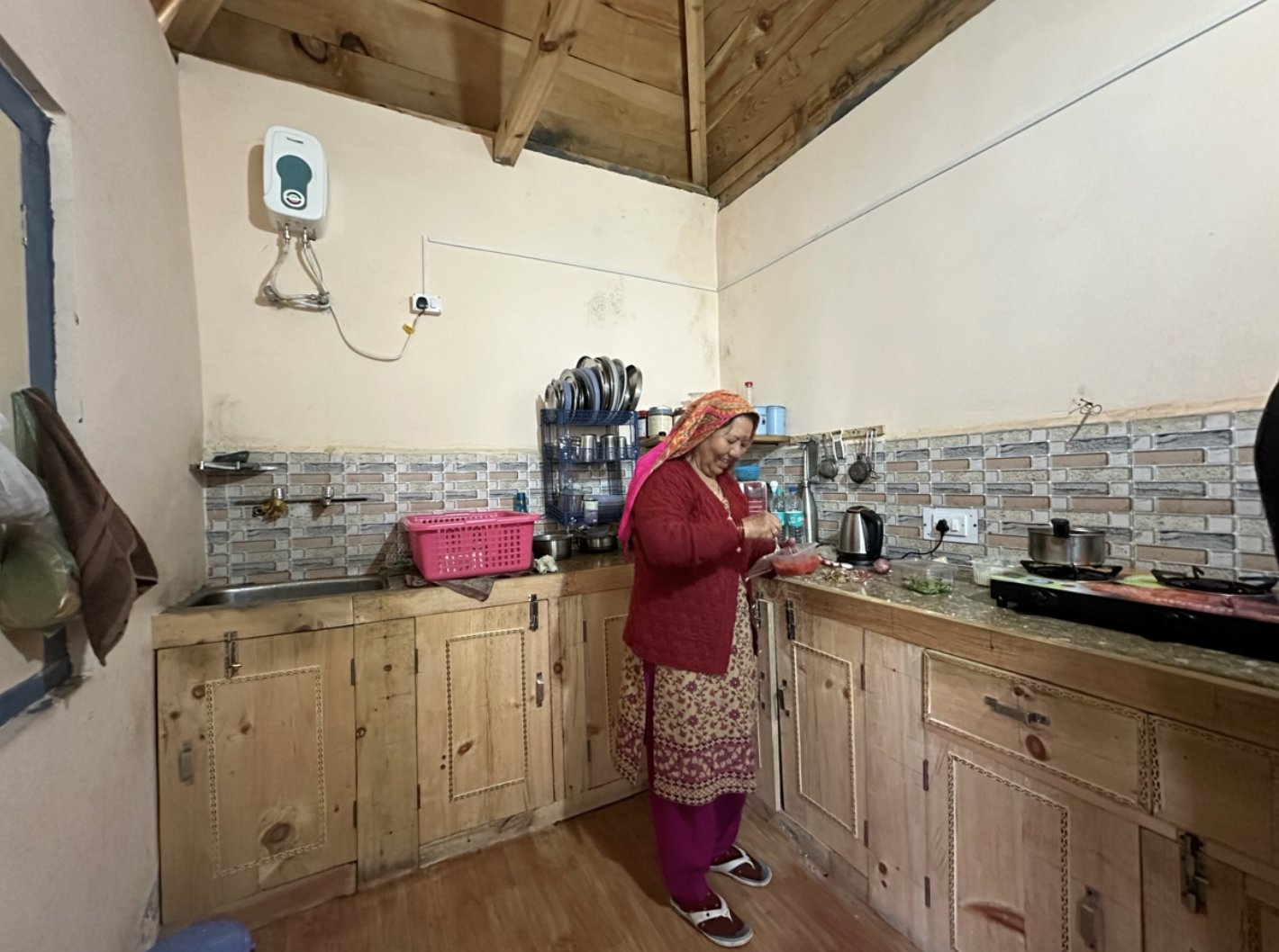 Traditional Uttarakhand food spread