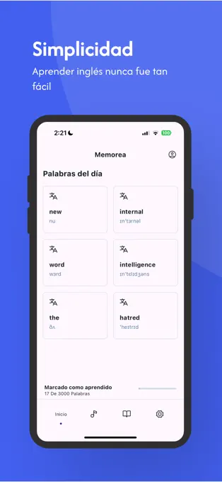 Memorea - English Vocabulary Learning App (Flutter iOS & Android)