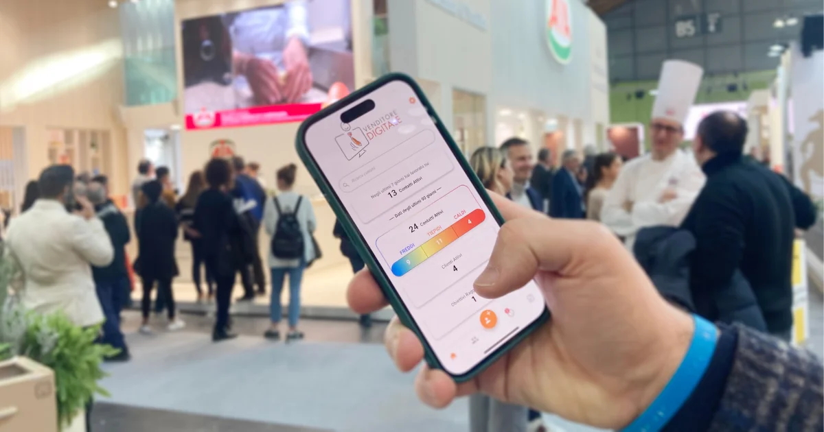 Esempio di utilizzo APP Venditore Digitale per raccogliere i contatti in fiera