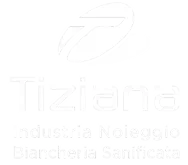 Logo bianco di Tiziana Industrie Tessili.