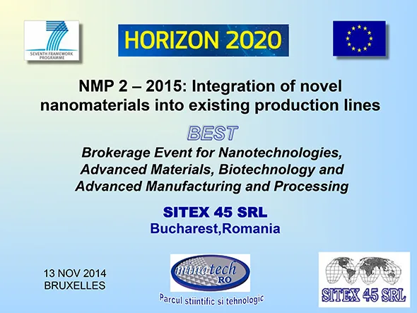 H2020 NMBP Brokerage Event 2014
