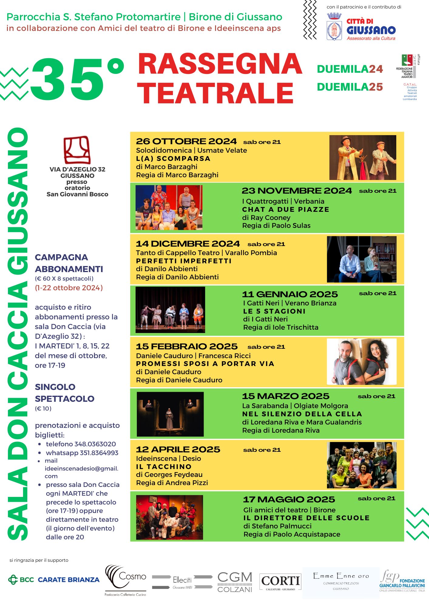 Locandina Giussano 2024-2025