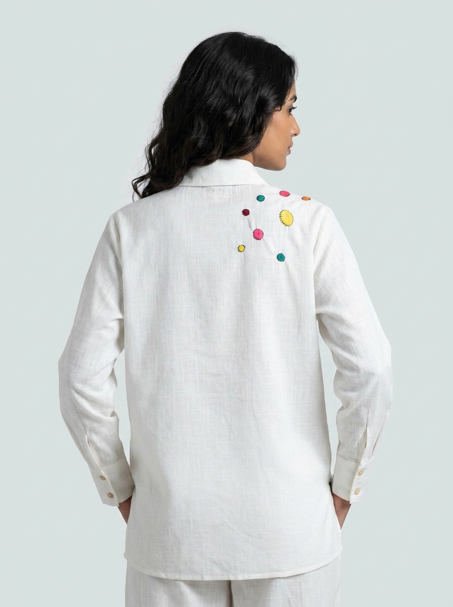 Camisa Feminina Chuva de Cor - vista 2