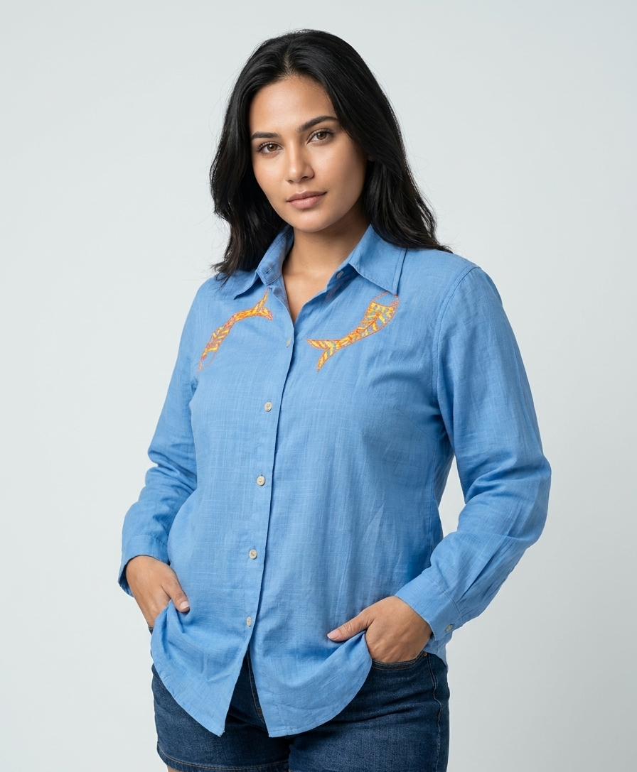 Camisa Feminina Duas Marés