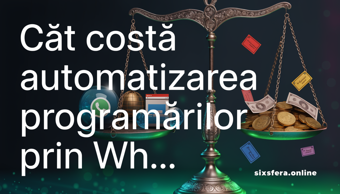 Cât costă automatizarea programărilor prin WhatsApp în Moldova? Prețuri 2024