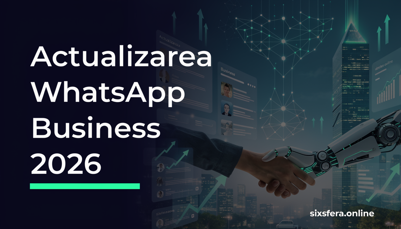 Actualizarea WhatsApp Business 2026: Noile funcții de vânzare automată pentru antreprenorii din Moldova