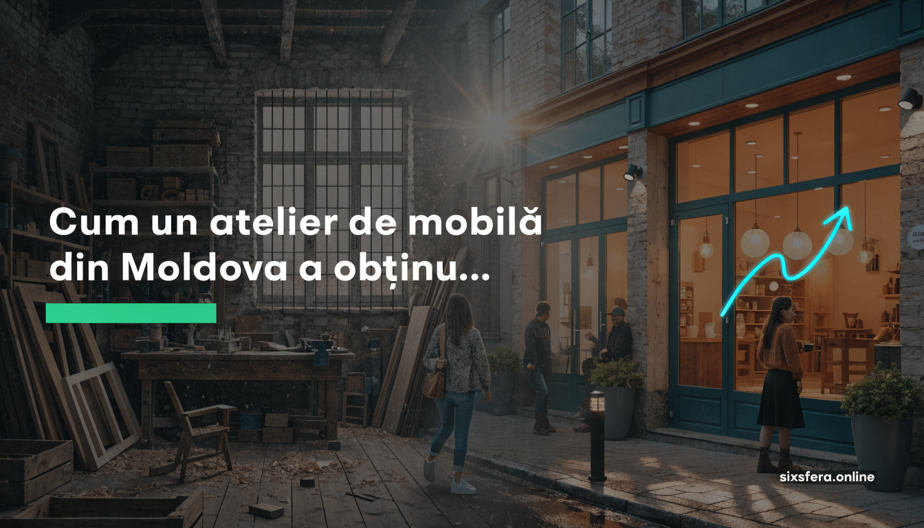 Cum un atelier de mobilă din Moldova a obținut 20 de cereri de ofertă prin publicitate pe Google
