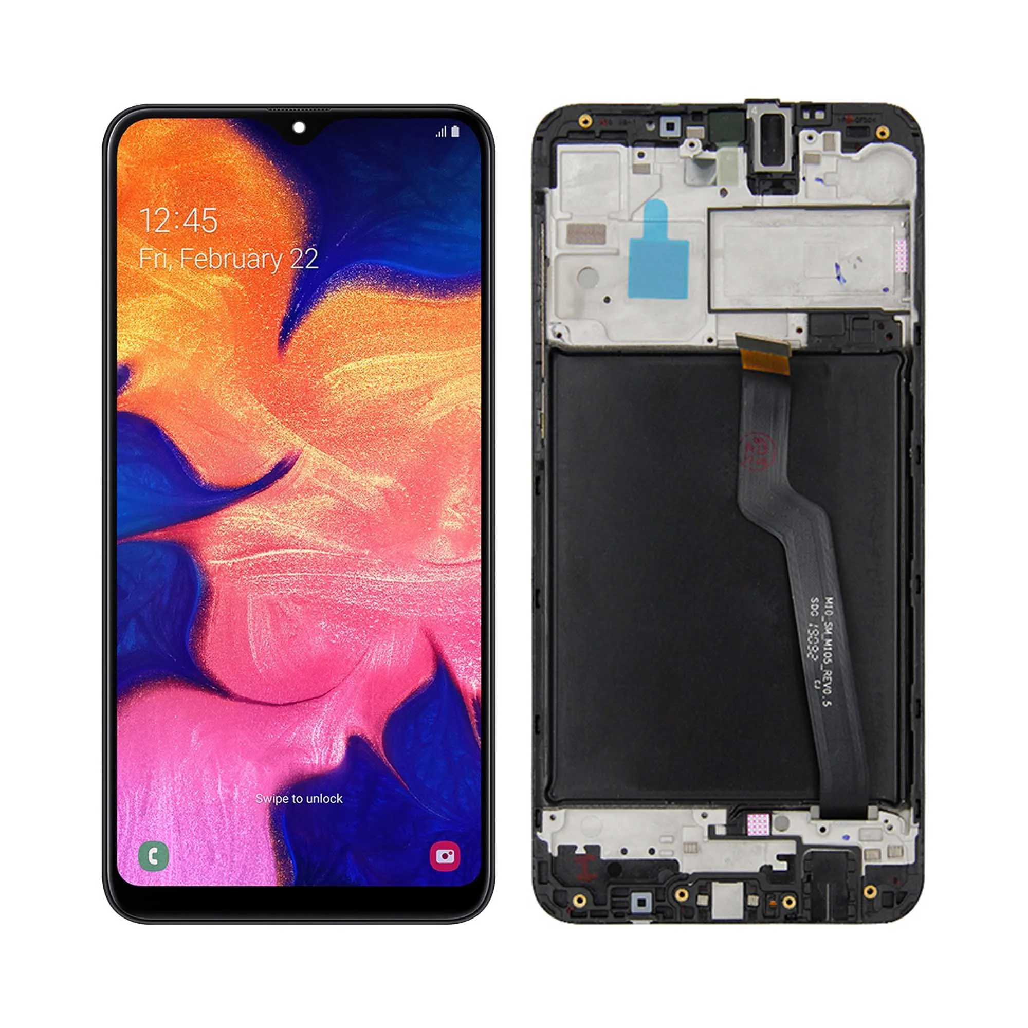 TELA SAMSUNG A10 - C/ARO >UFF PREMIUM< COD - 217547