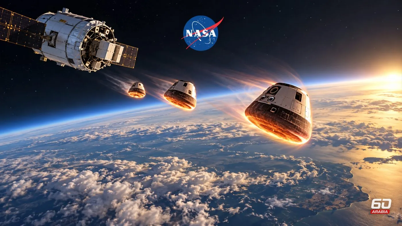 NASA Tests 12 Capsules Carrying Heat Shield Materials During Cygnus Re-entry