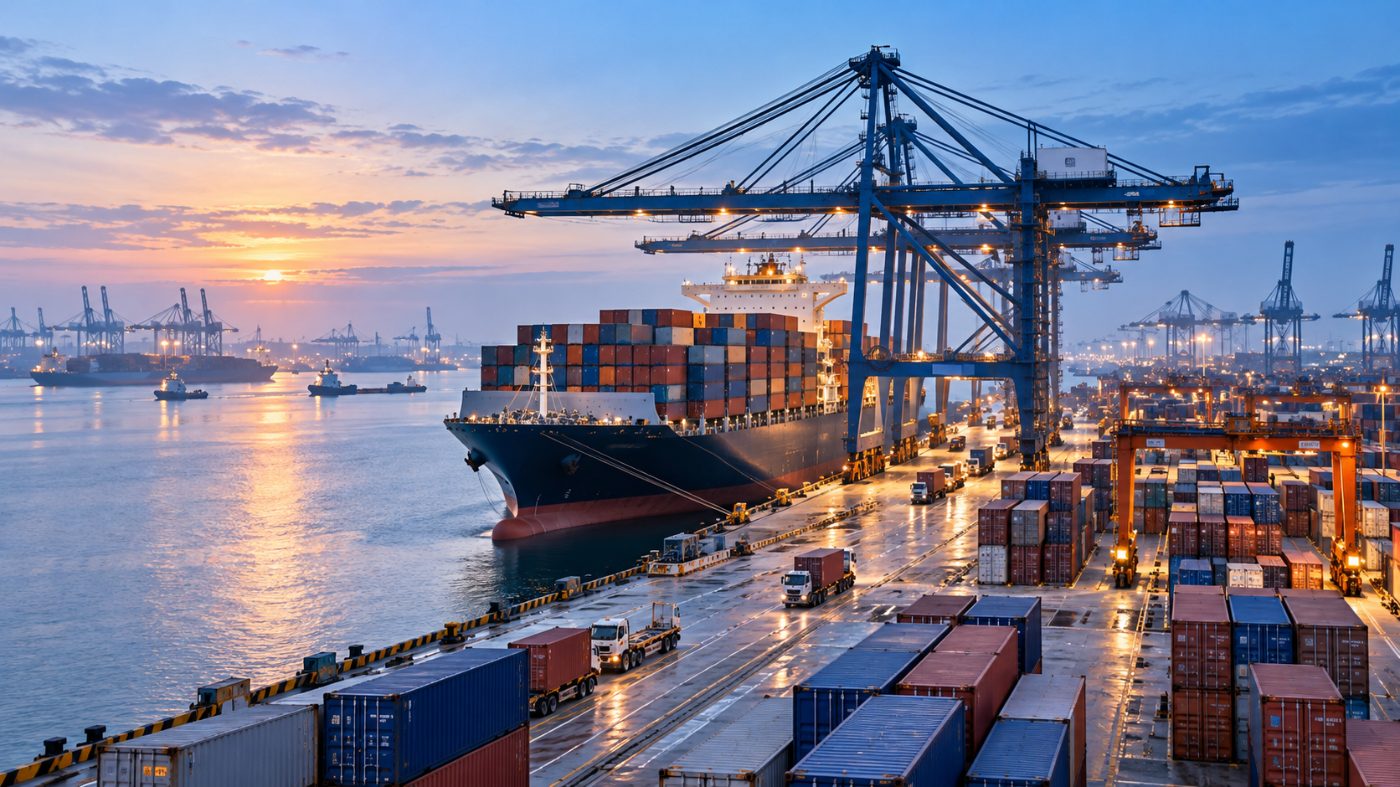 Container Freight Rates Drop 2% as Asian Port Congestion Persists