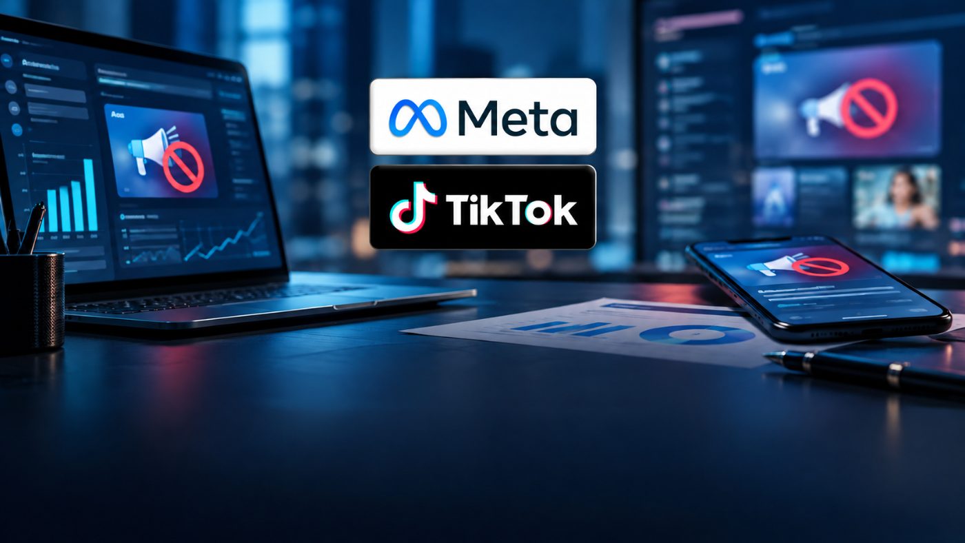 Meta bans TikTok ads in 7 countries including Egypt