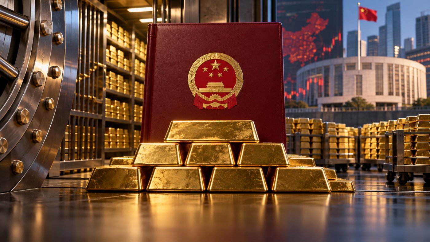 China Buys Gold for 23rd Consecutive Month, Raising Reserves to 77.47 Million Ounces