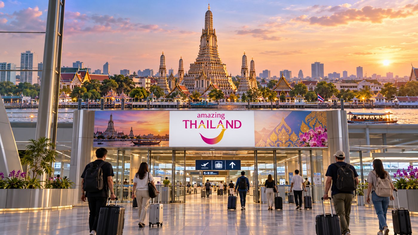 Thailand Welcomes 23.94 Million Tourists, Down 4% Amid Sharp Decline in Chinese Visitors