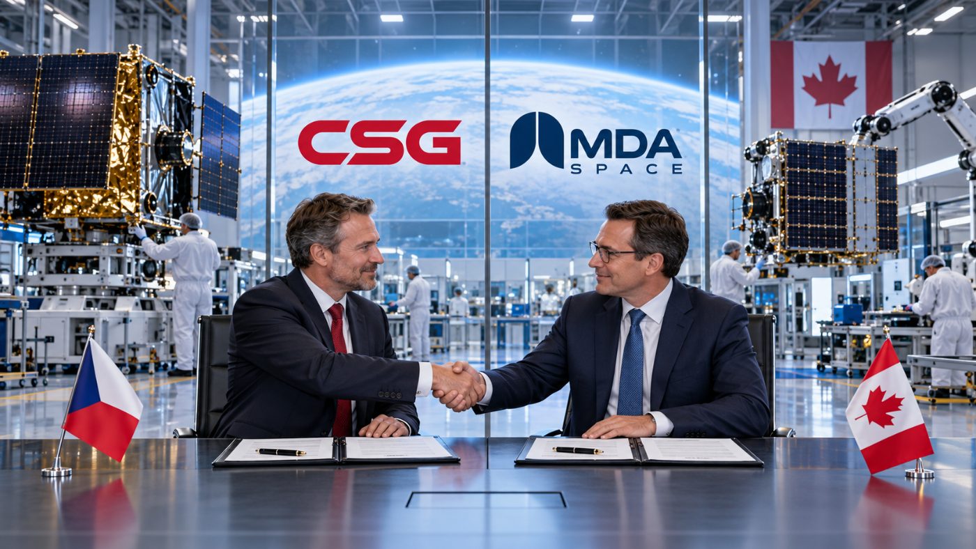 Czech CSG Enters Space Sector with 9.5% Stake in MDA Space