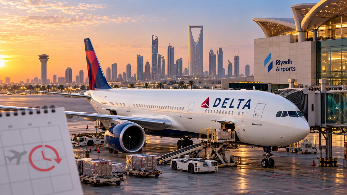 Delta Postpones First Direct U.S. Flight to Riyadh Until March 2027