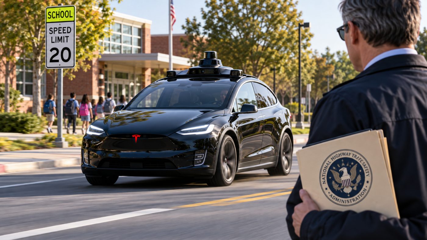 US Investigation into Tesla Robotaxi Exceeding Speed Limits Near Schools