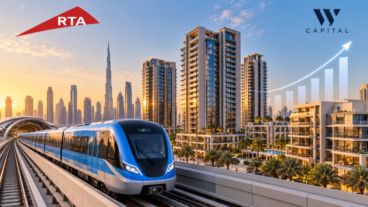 W Capital: Blue Line Metro Stations Could Increase Dubai Real Estate Prices by 25%