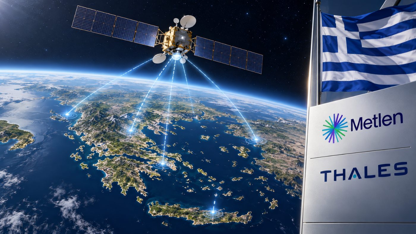 Metlen and Thales Agree to Support Greece's Defense Communication Satellites