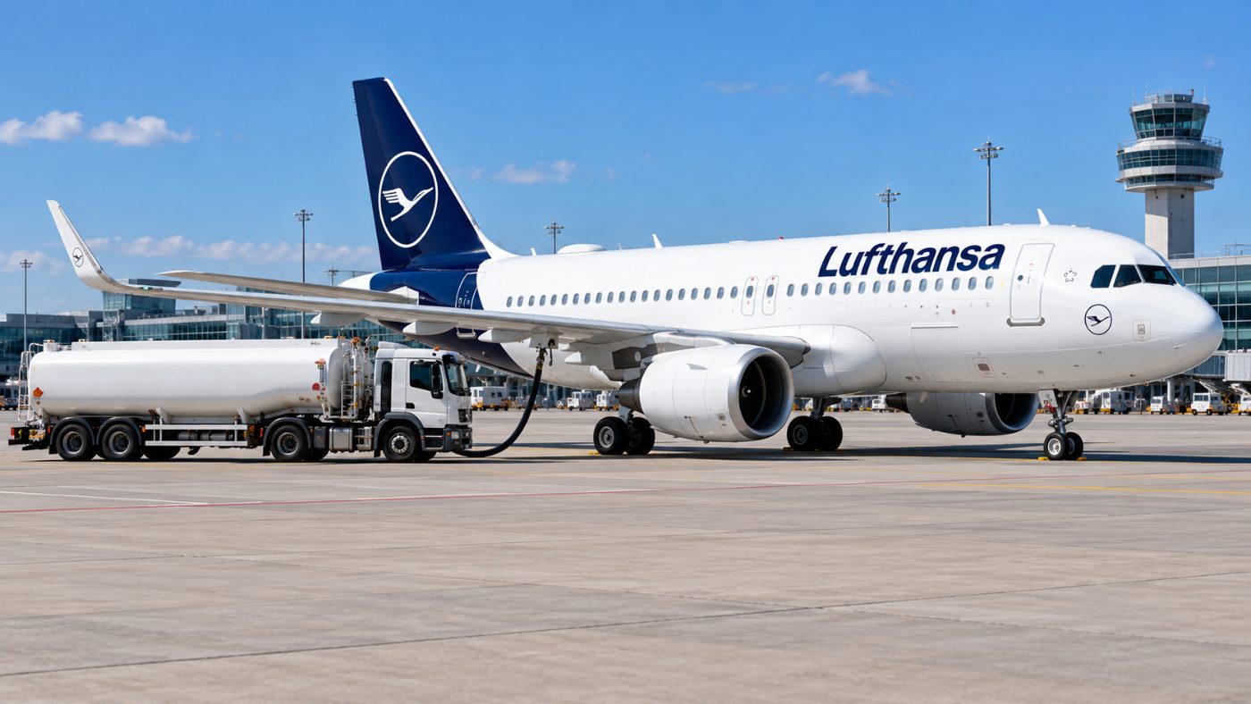 Lufthansa Increases Fuel on Flights to Frankfurt Due to Supply Shortage