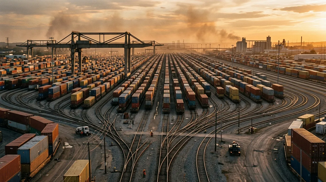 Freight Train Delays at West Coast Ports Disrupt Goods Distribution in the US Midwest