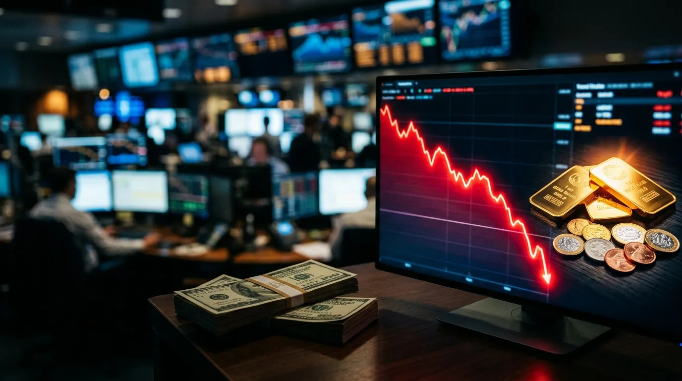 يهبط مؤشر الدولار لأدنى مستوياته في 18 شهرًا وسط تراجع الإقبال على الأصول الأمريكية