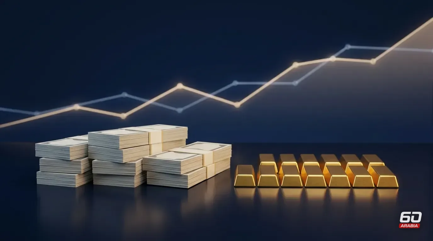 مصر ترفع احتياطيها إلى 57.35 مليار دولار وحصة الذهب تهبط إلى 30.4%