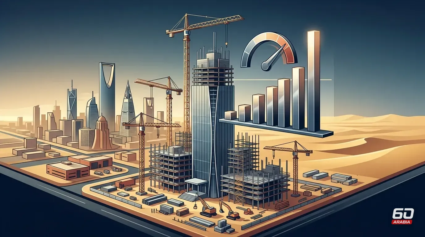 Saudi Construction Continues Expansion for Fifth Month as Input Costs Hit 2026 Peak