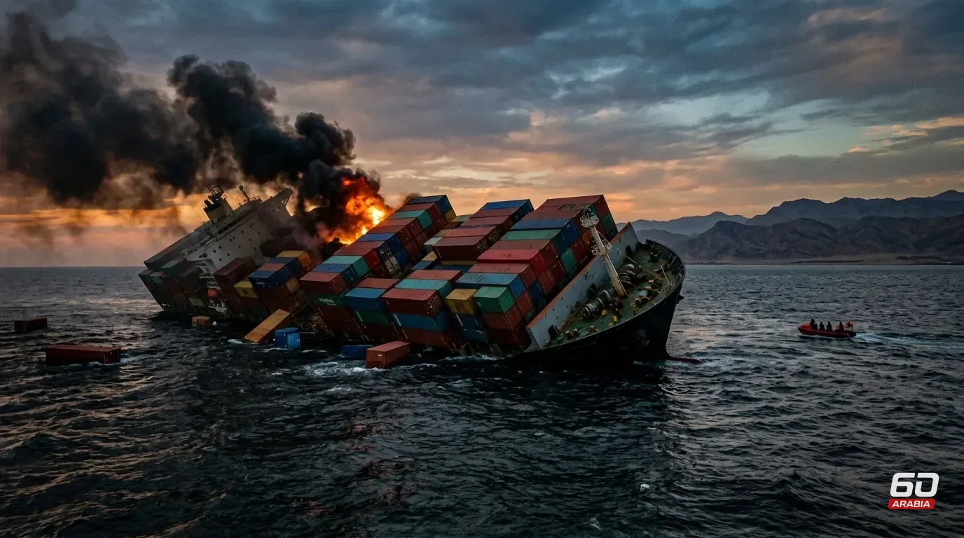Singapore: Container ship sinks in Strait of Hormuz; crew of 21 sailors evacuated