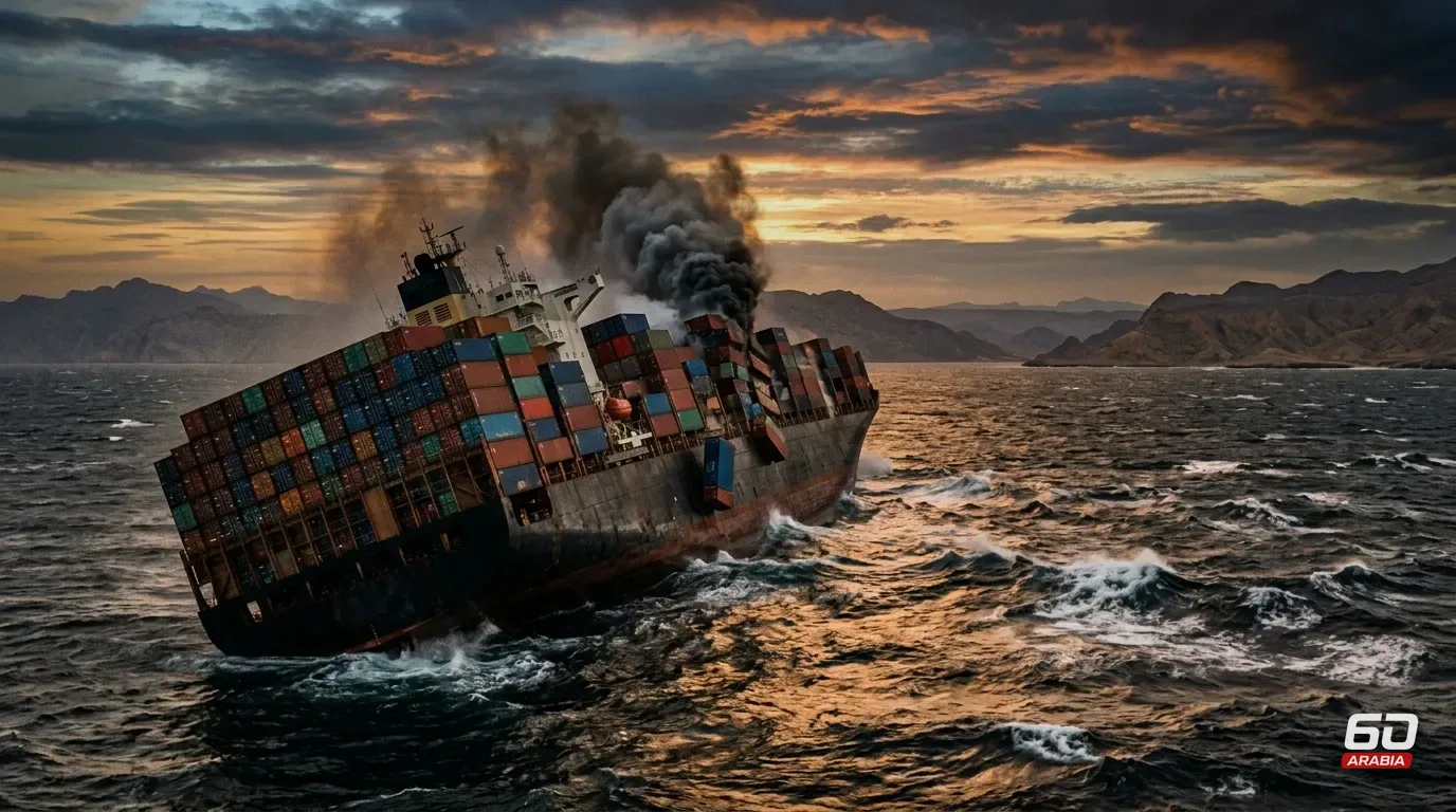 Container Ship Sinks in Strait of Hormuz, Another Struck, 43 Sailors Rescued