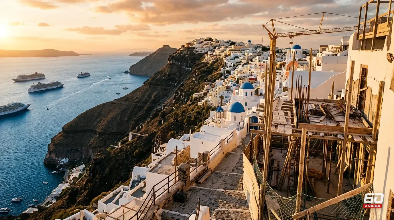 Greece Restricts Hotel Construction in Santorini to Combat Overtourism