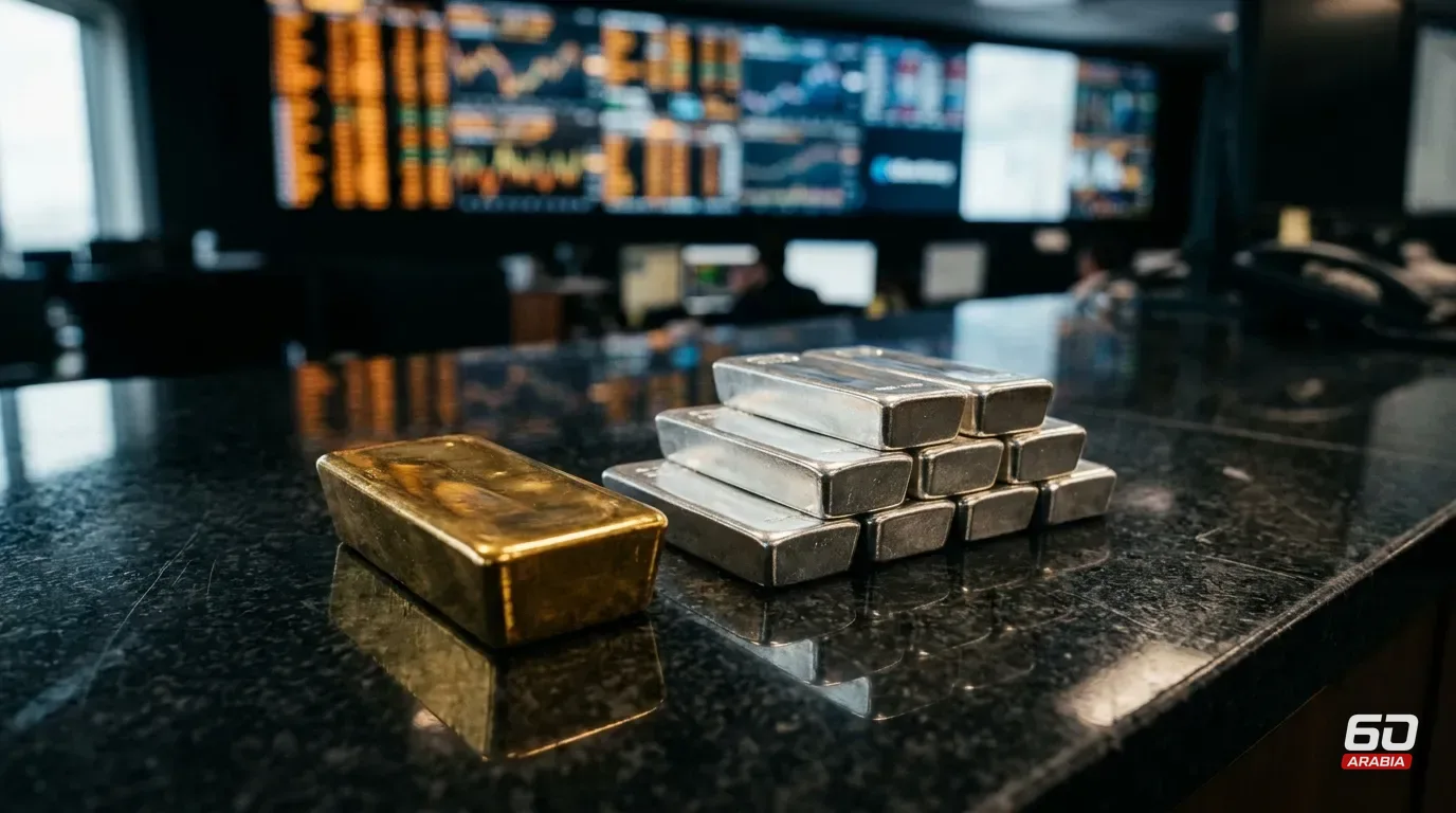 الذهب ينهي التعاملات عند 4,168.91 دولاراً والفضة عند 57.42