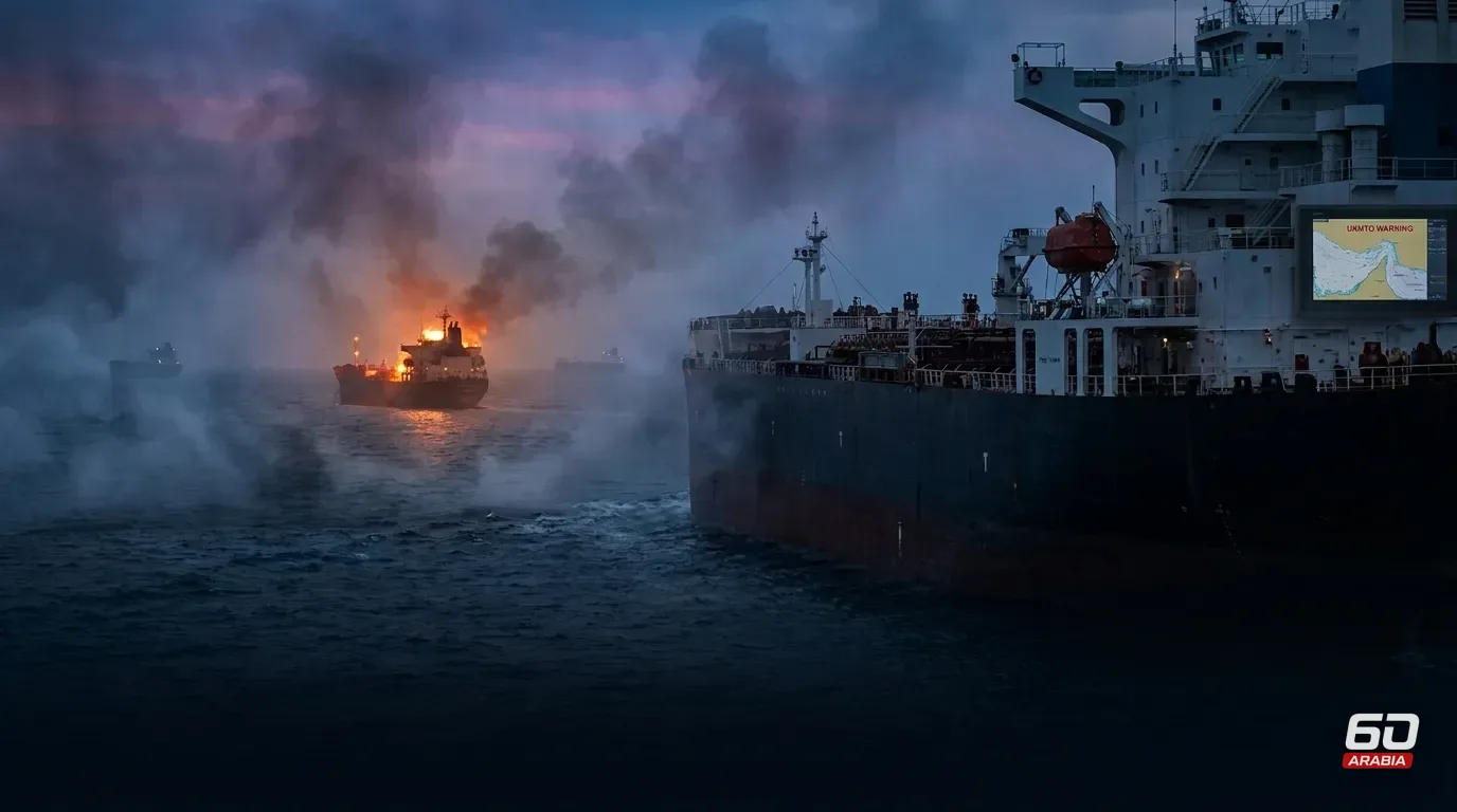 Iran announces 7 ships hit near Hormuz; UKMTO does not confirm