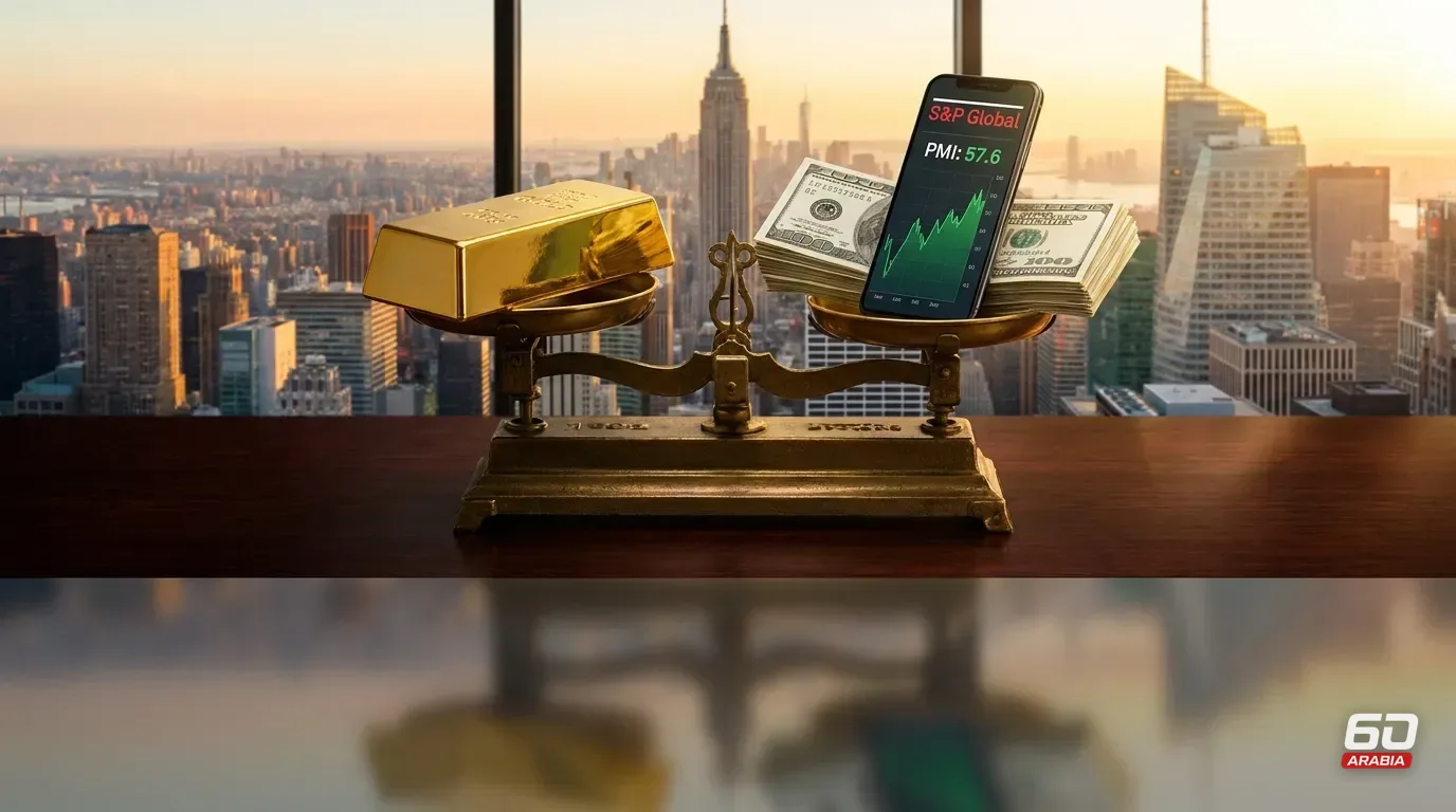 Gold Declines After PMI Data Signals Strong US Economy