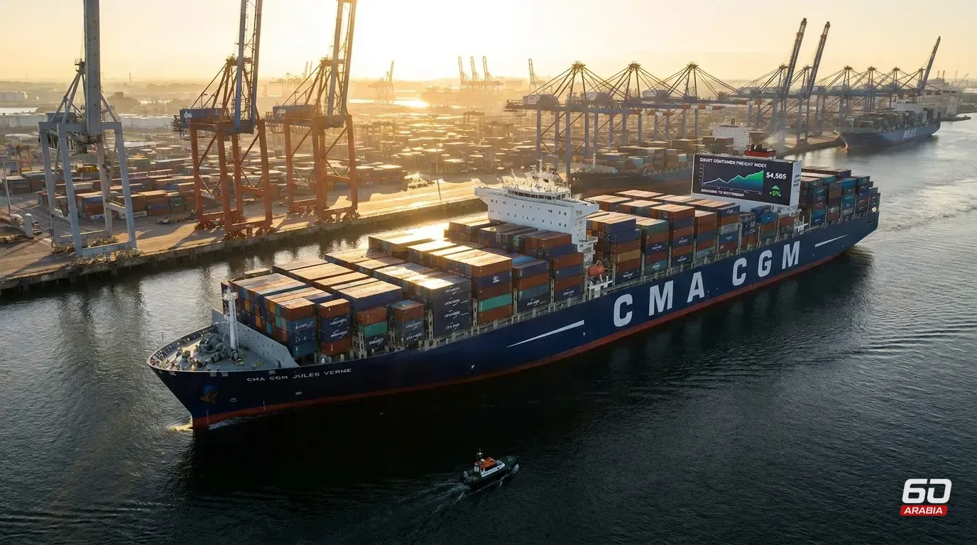 Drewry Container Freight Index Rises 2% to $4,585