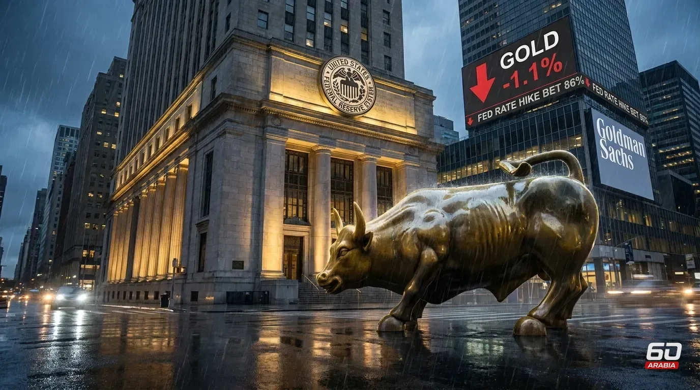 Gold Drops 1.1% Amid Fed Watch and 86% Bet on December Rate Hike