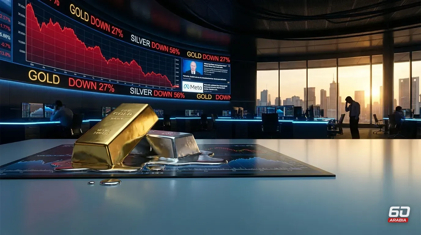 Gold Loses 27% and Silver 56% From Their Record Highs in 2026