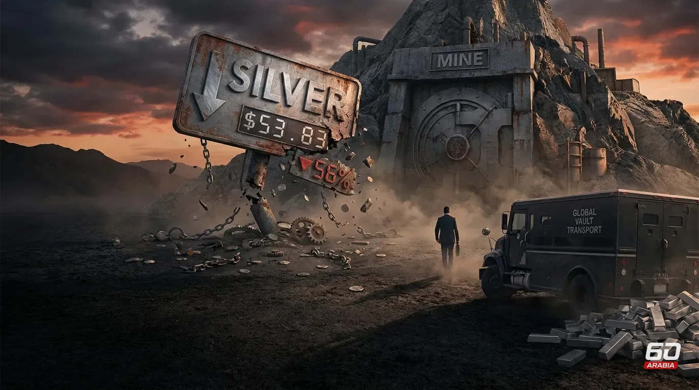 Silver Drops to Lowest Level in 2026, Falling 56% From Its Record Peak