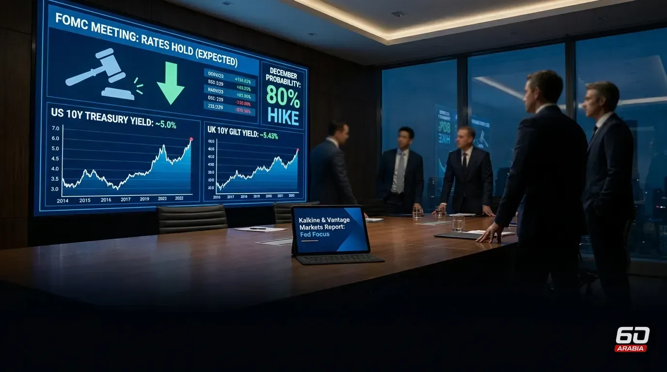 Federal Reserve holds rates at 4.00% while December hike odds reach 80%