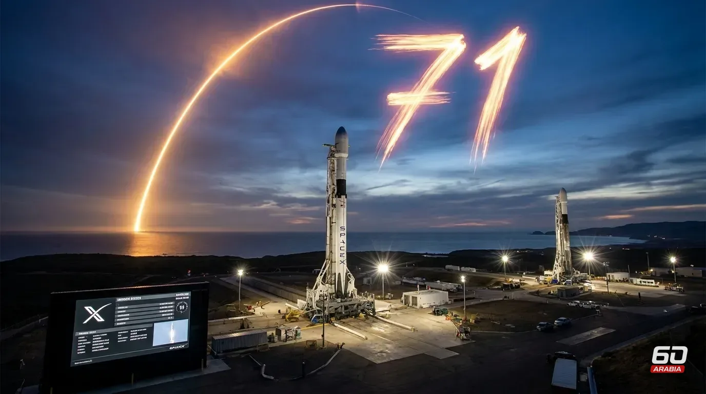 California Ties Its Record with 71 Launches as Falcon 9 Awaits Flight 72