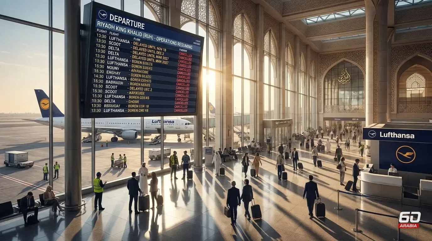 Riyadh Airport Resumes Operations After Disruption of 7,802 Flights From Saudi Airports