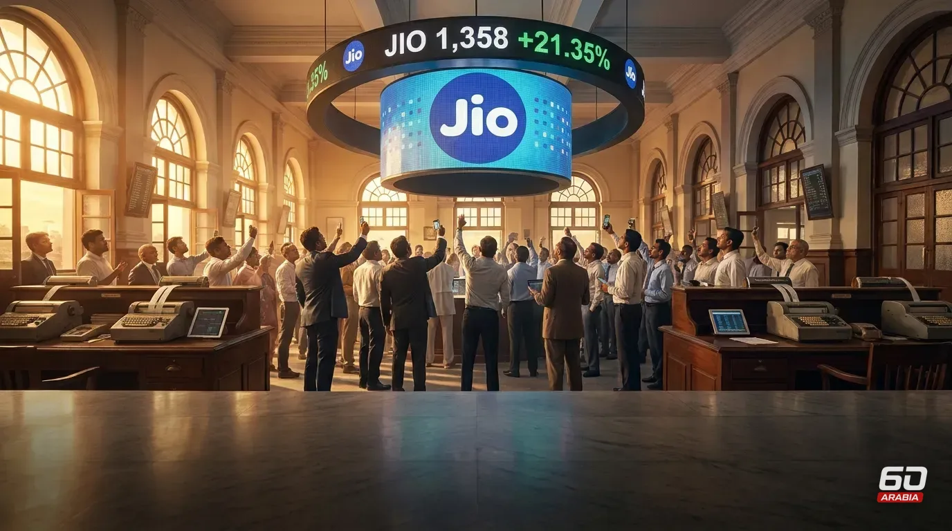 India's Jio Surges 21% on First Trading Day After Country's Largest IPO