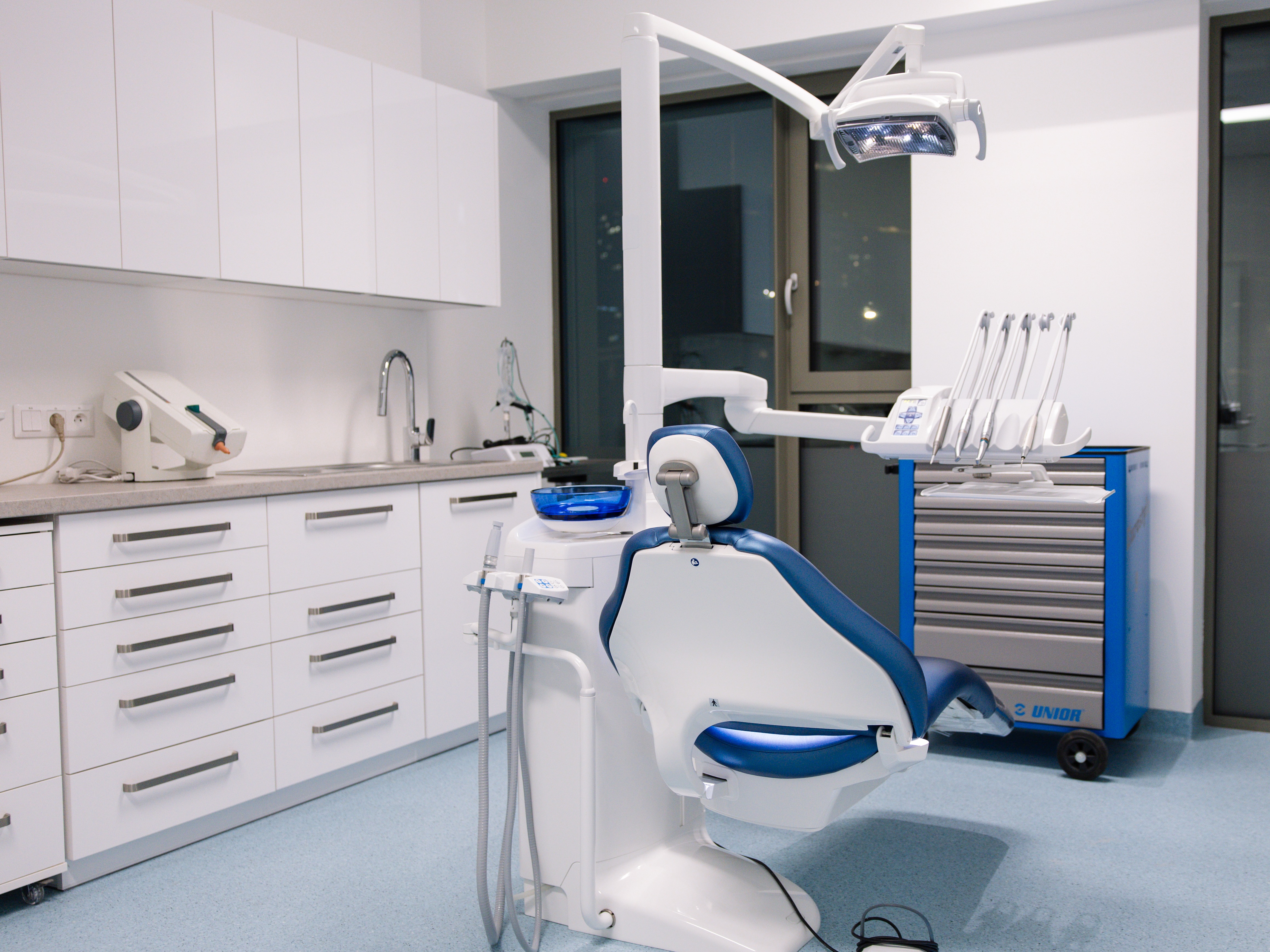 Pohodlné zubárske kreslo