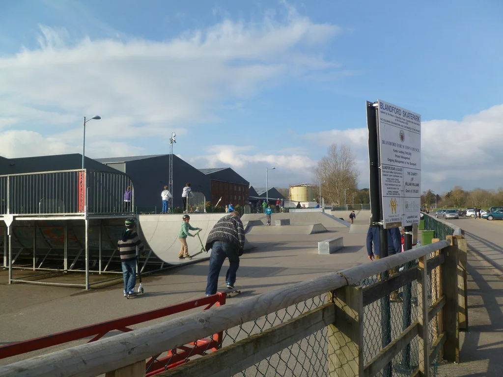 Foto de Blandford Skate Park en Blandford St. Mary