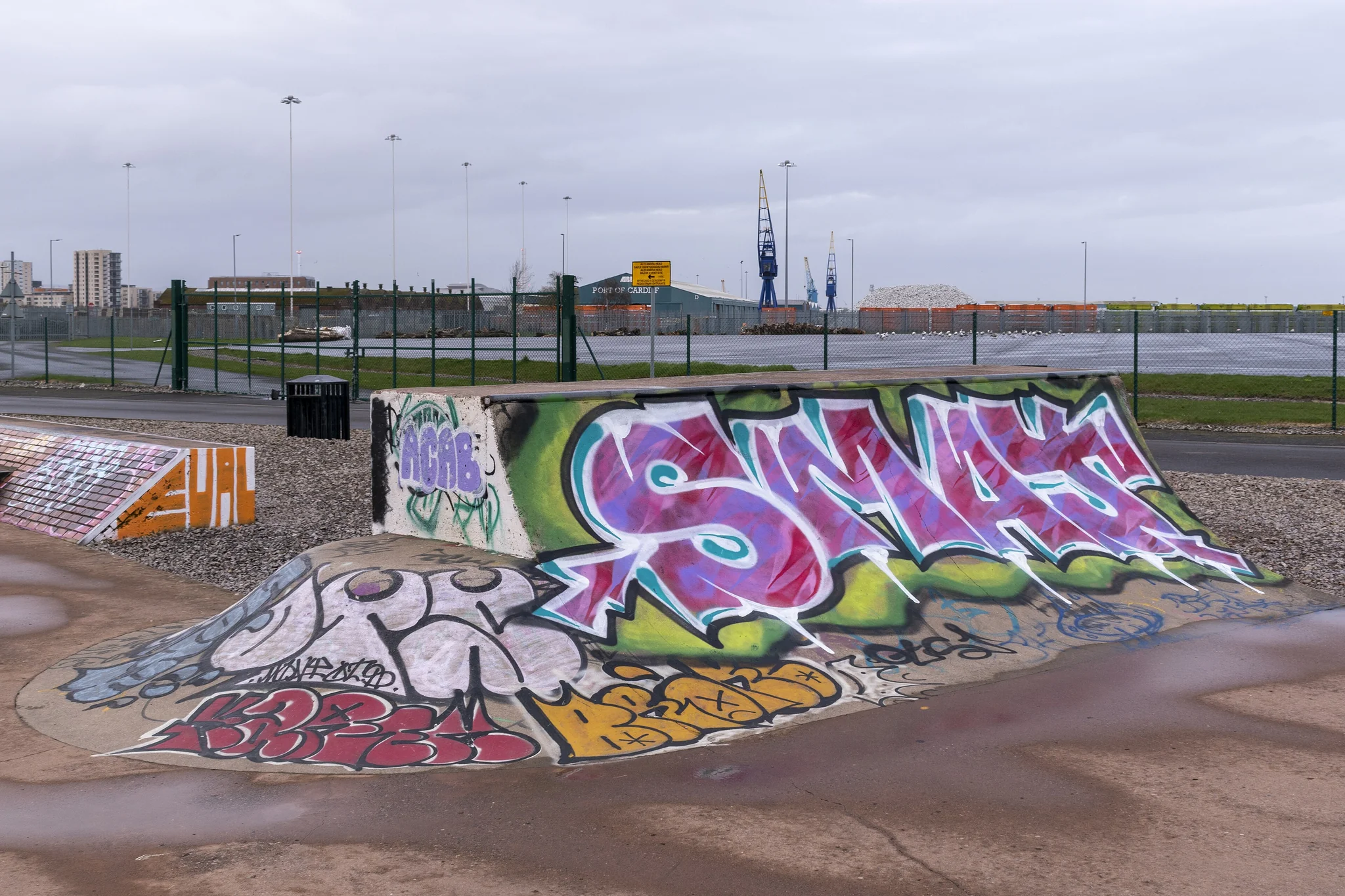 Foto de Cardiff Barrage Skate Park en Butetown
