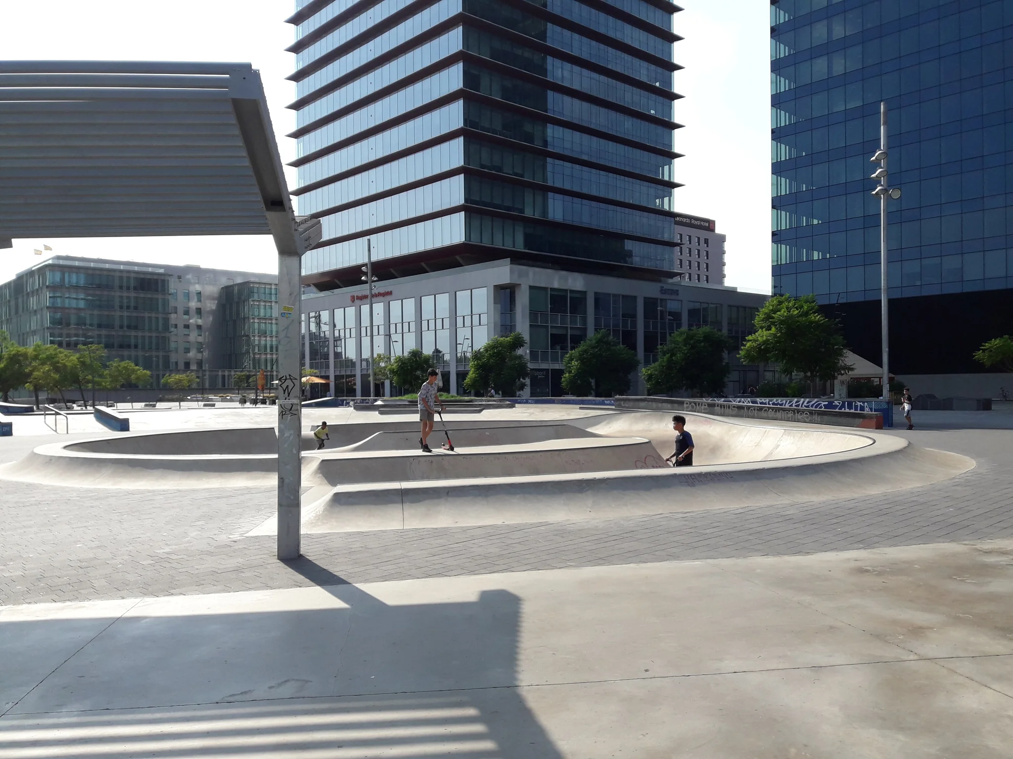 Foto de Skatepark Parc esportiu urbà la Marina en Barcelona