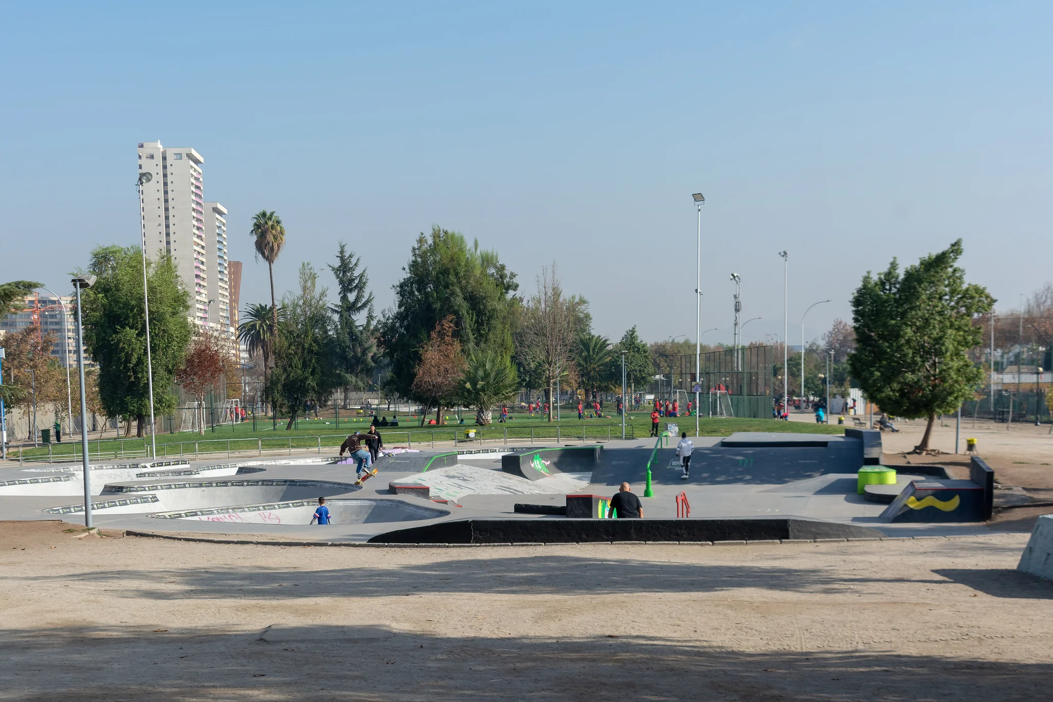 Foto de Skatepark Parque de los Reyes en Santiago